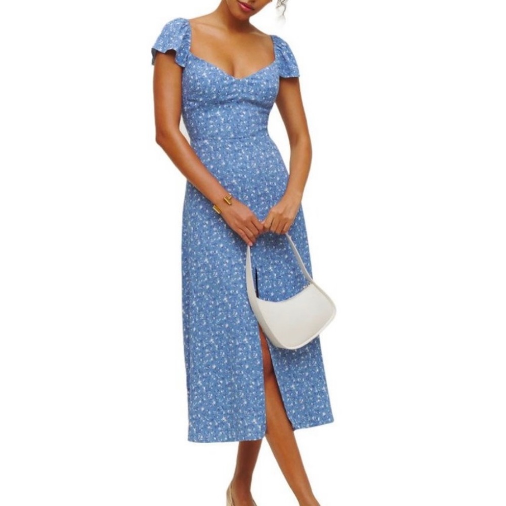 Reformation Baxley Dress in Eve